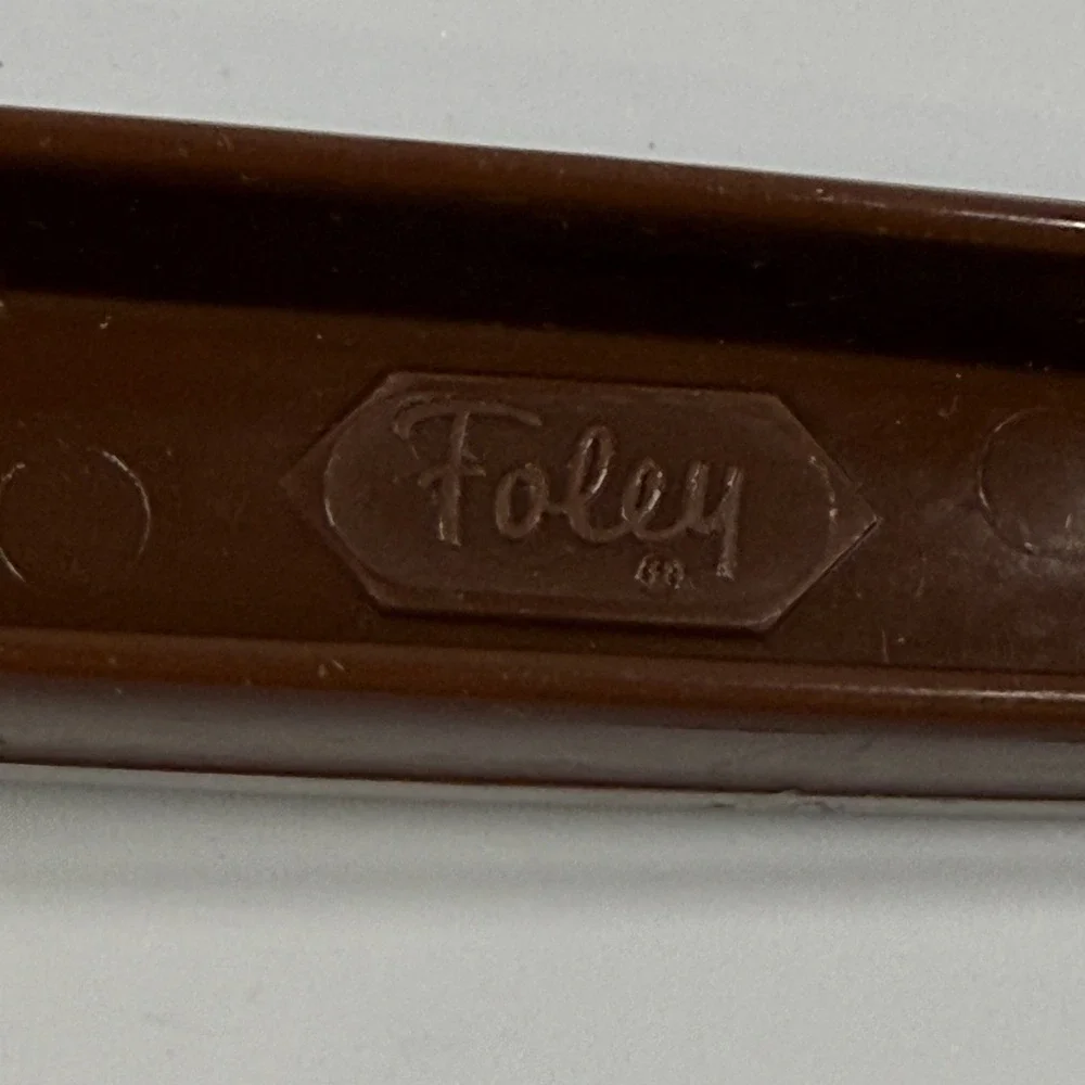 VTG Foley Potato Masher Kitchen Tool Brown Nylon Plastic 10